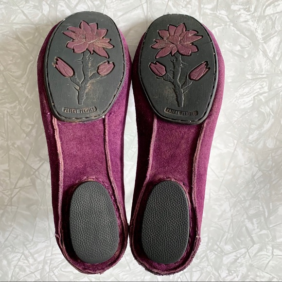 Born Shoes Born Eggplant Suede Stowaway Flats 65 Poshmark